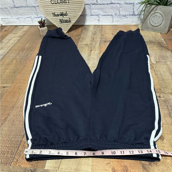 Navy adidas track joggers climalite - Picture 5 of 15